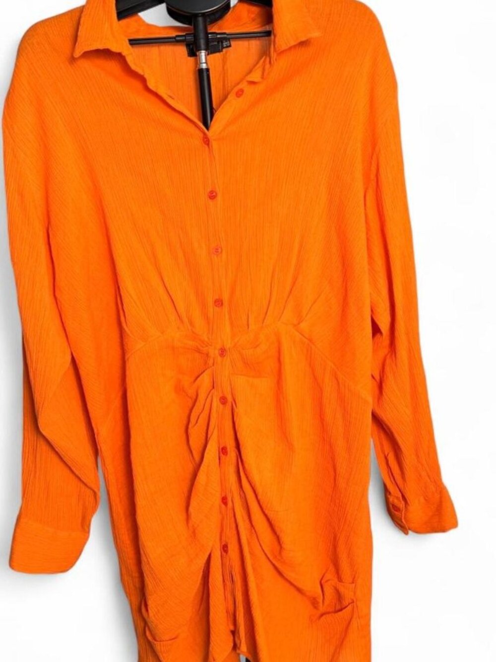 PrettyLittleThing Plus Women's Orange Dress